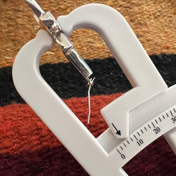 ❤️ Signed Zuni Opal Inlay Native American Sterling Hummingbird Earrings 9.2Gm - Picture 9 of 11